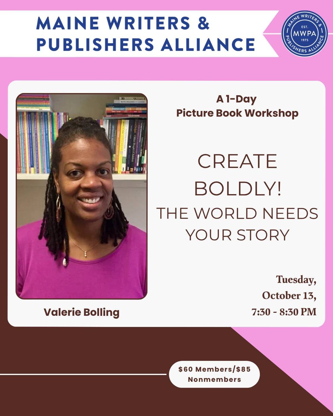 The best way to react to challenging times and a competitive market is to be bold. It can be tough to forge ahead, but if you remember the children for whom you&rsquo;re writing, you&rsquo;ll know that they need stories that only you can write.

In t
