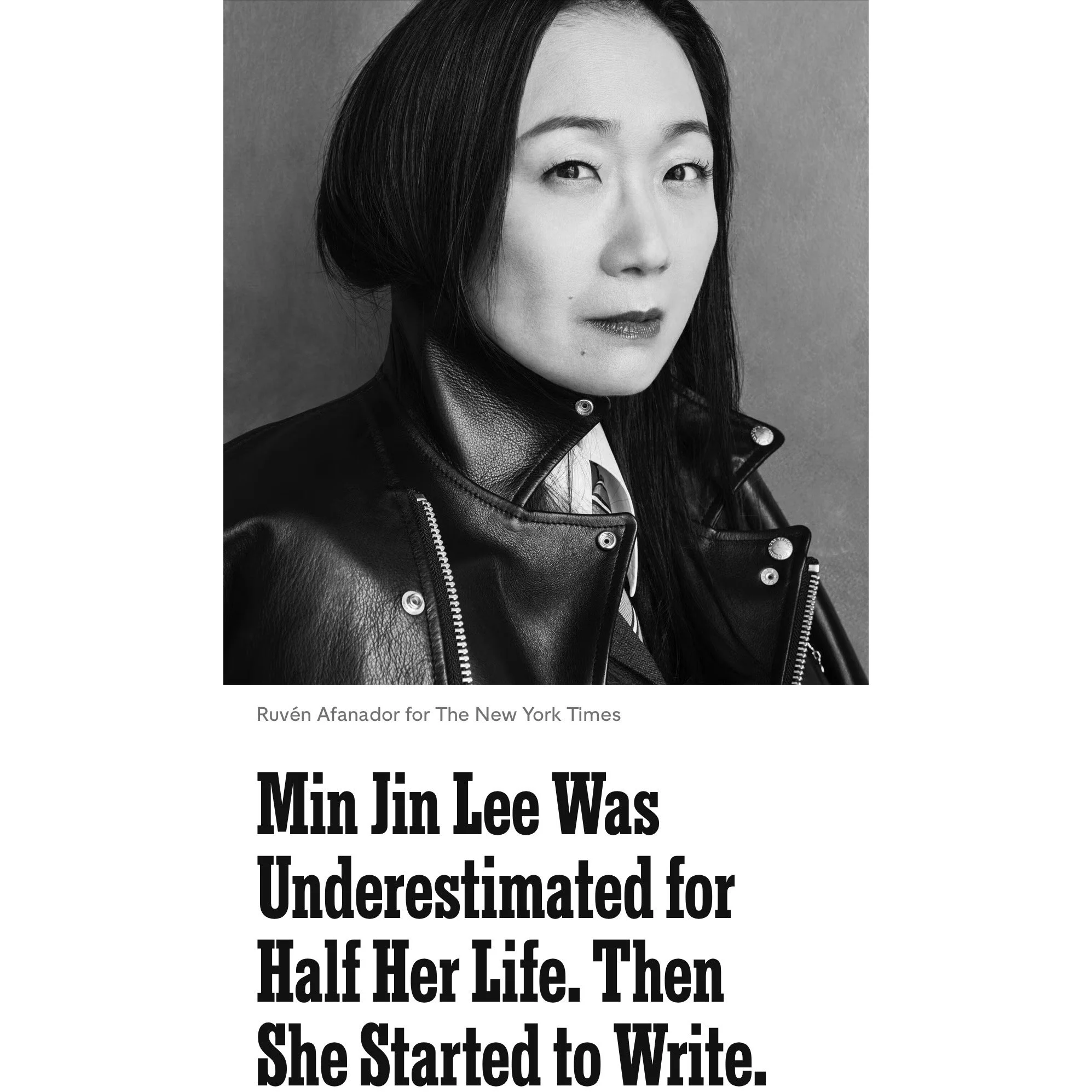 "A torch bearer for the great 19th-century tradition of social realism, she&rsquo;s become one of the most important novelists of her generation."

Did you catch @lee_minjin's incredible profile in the New York Times Magazine? 

There are s
