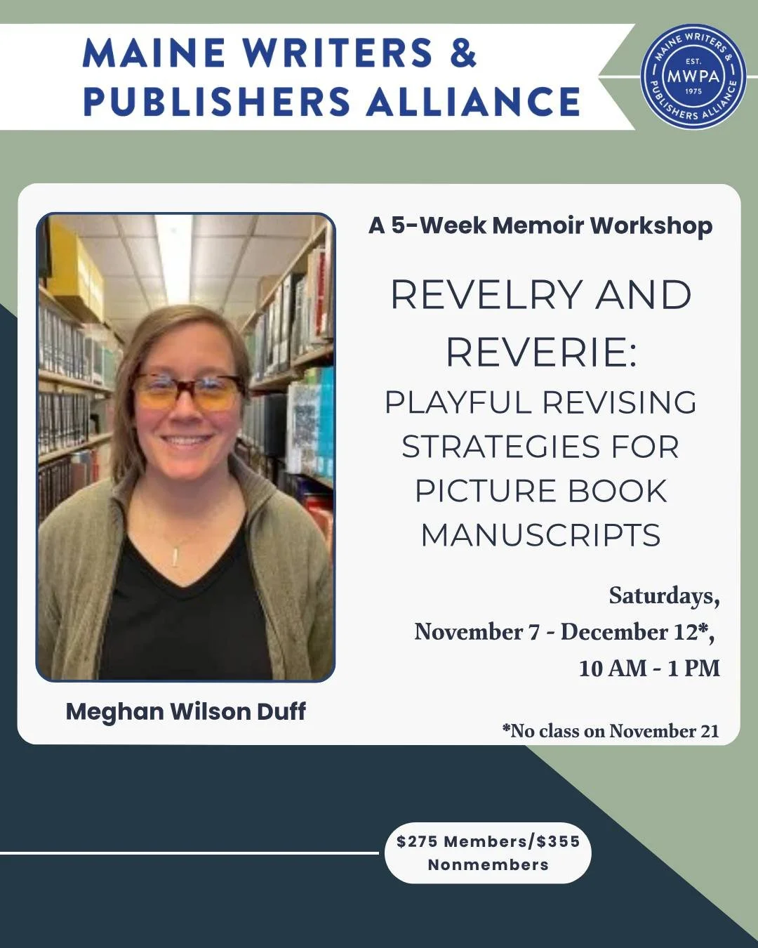 If you have a picture book manuscript stowed in a drawer or a manuscript that needs work but you&rsquo;re unsure what to do next, this workshop is for you.

One of the beauties of writing picture books is that it is easy to play with alternatives whe
