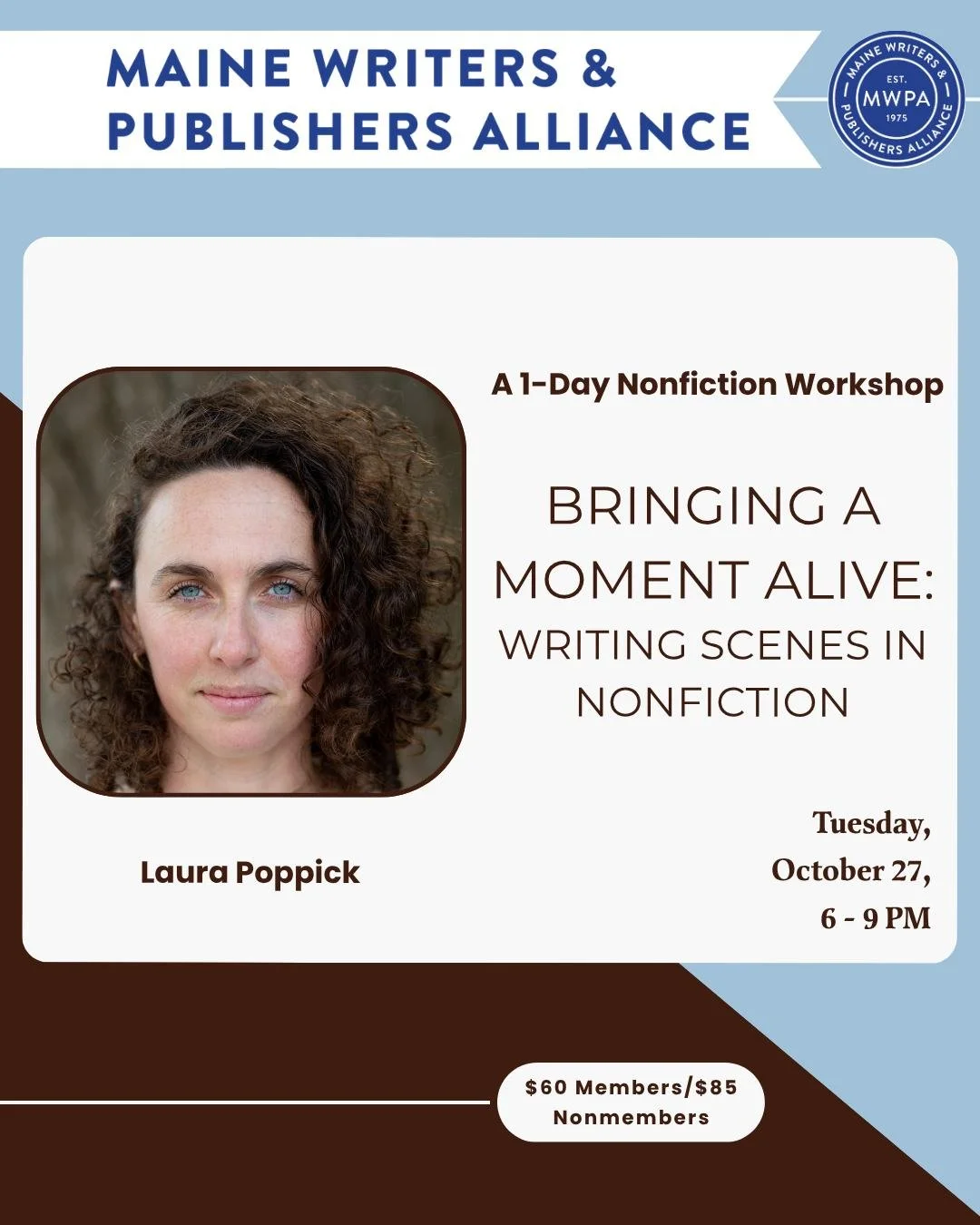 Crafting scenes in nonfiction may feel more constrained than in fiction, but these constraints need not get in the way of strong writing. In fact, they can help fuel creativity and focus. In this workshop, we&rsquo;ll explore how to draw a reader in 