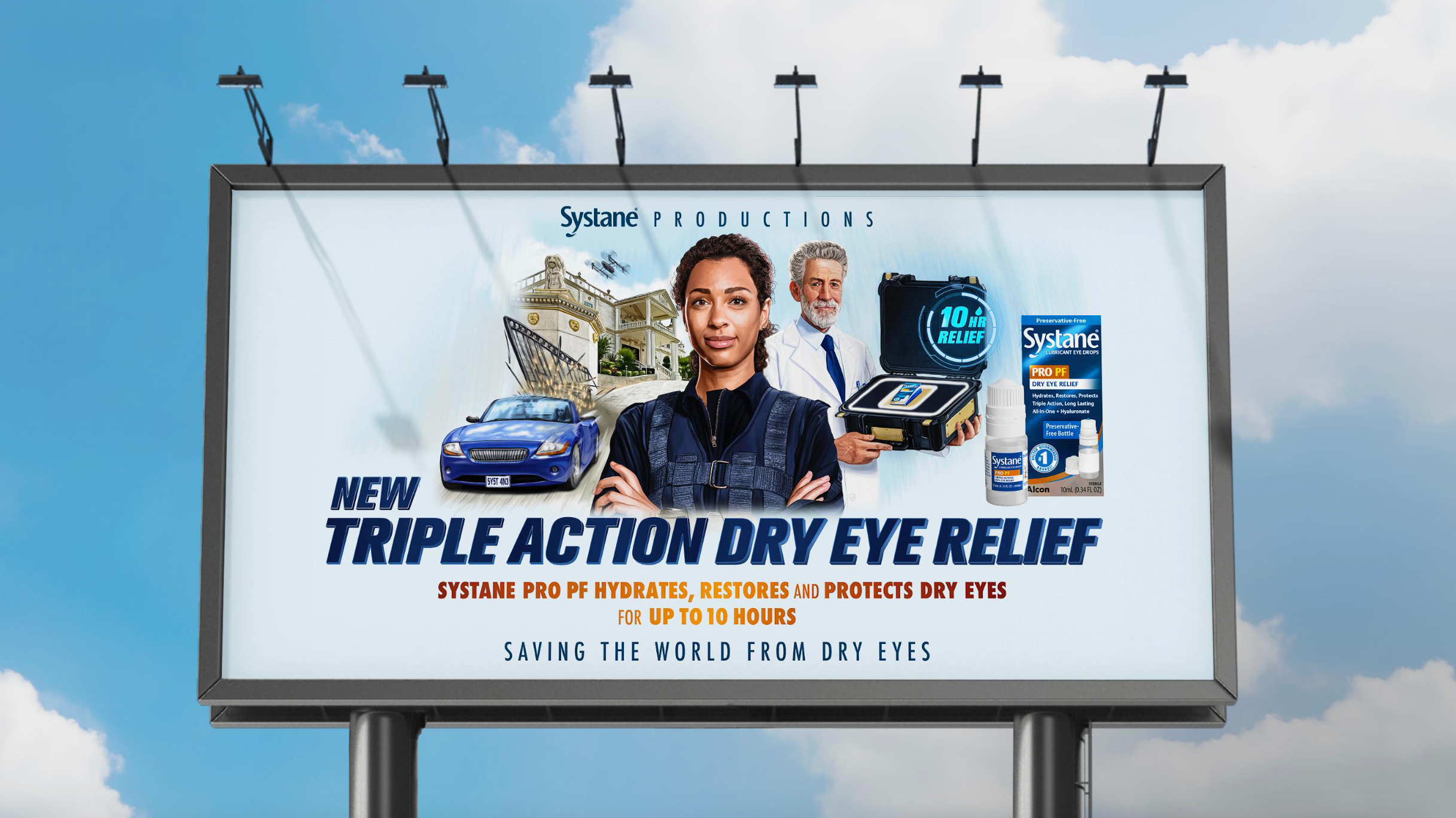 Movie Poster-style OOH