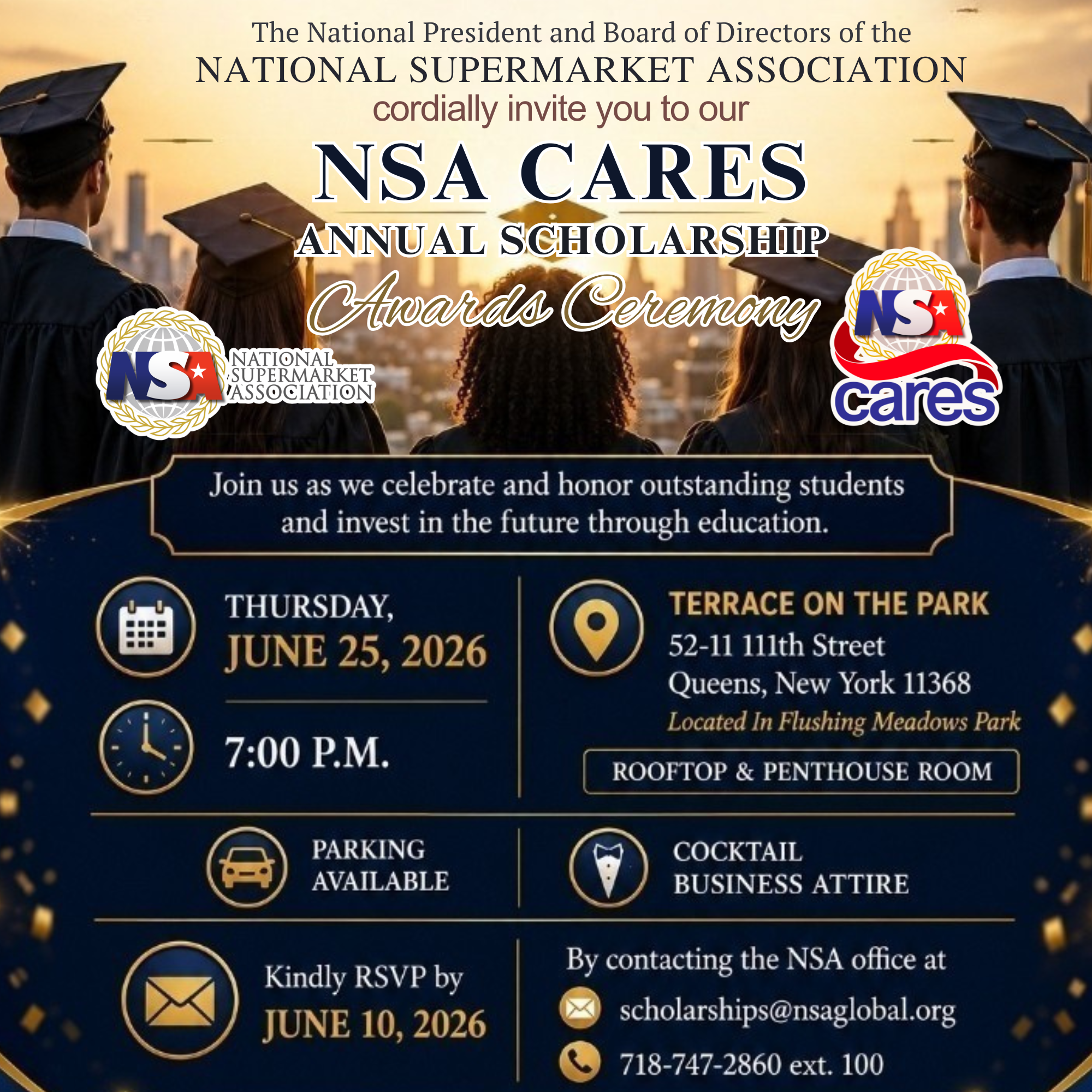 NSA CARES SCHOLARSHIP AWARD DINNER 2026