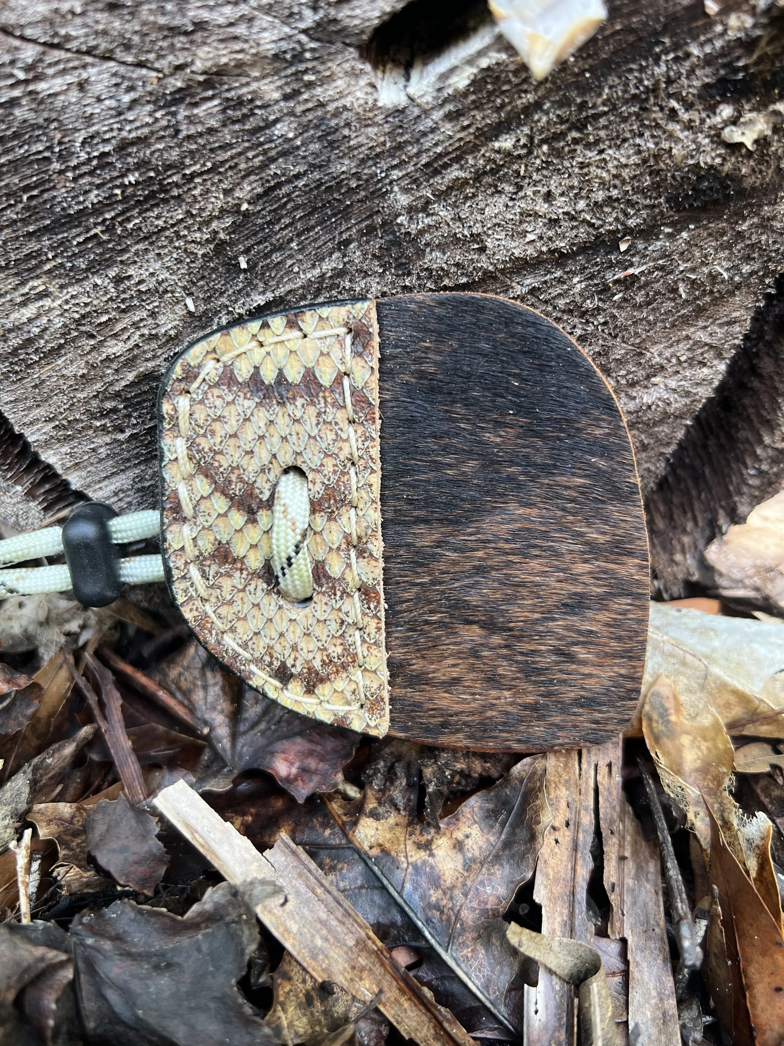 Custom Dump Calf Hair Tab- Lefty