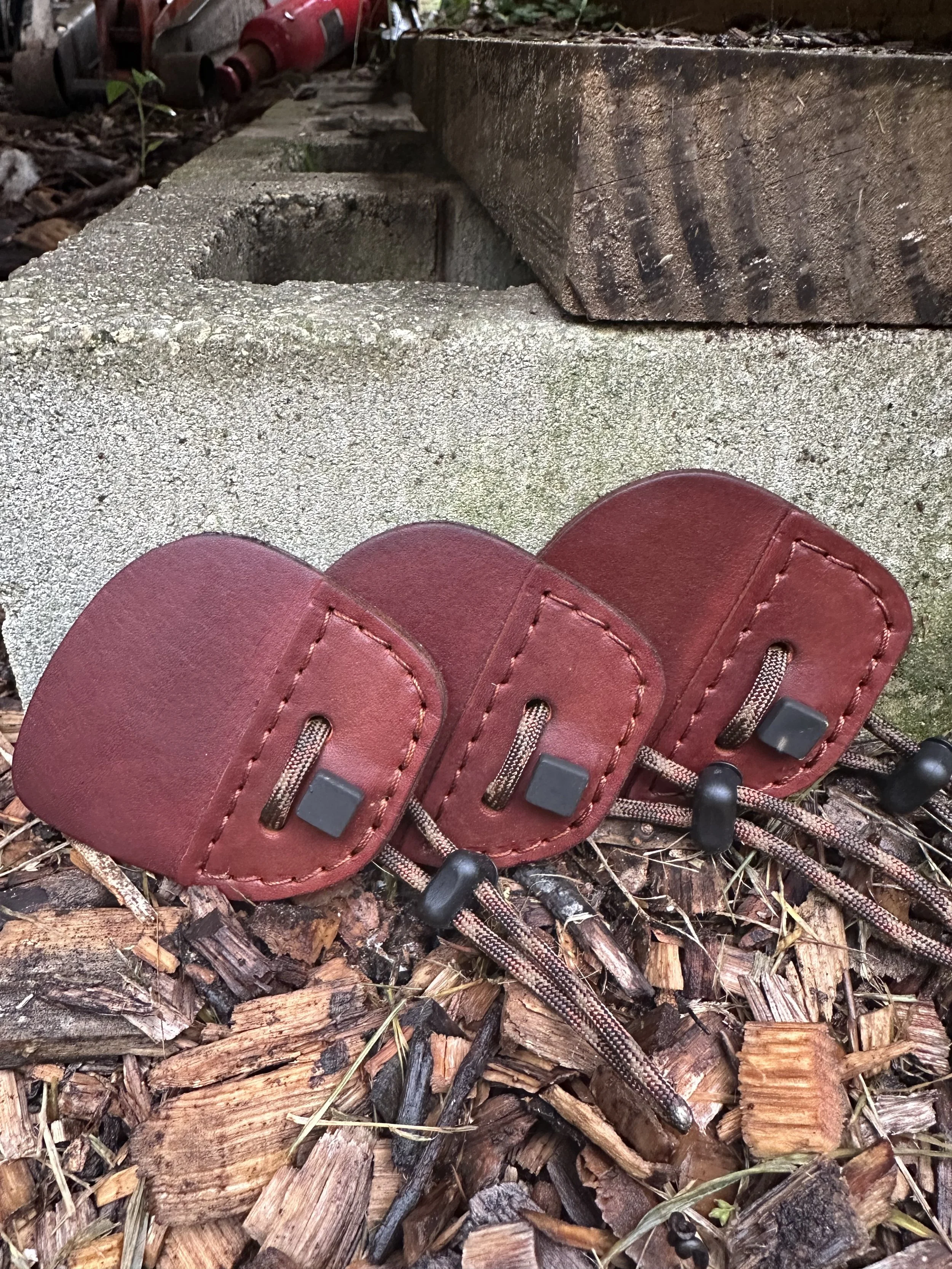New Improved Omnivore’s Right Hand Clicker Tab- Walnut Brown