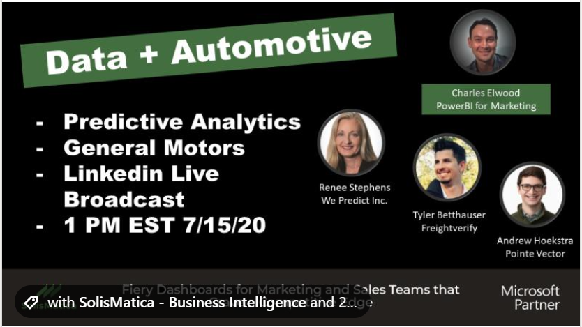 Data Analytics in the Automotive Industry