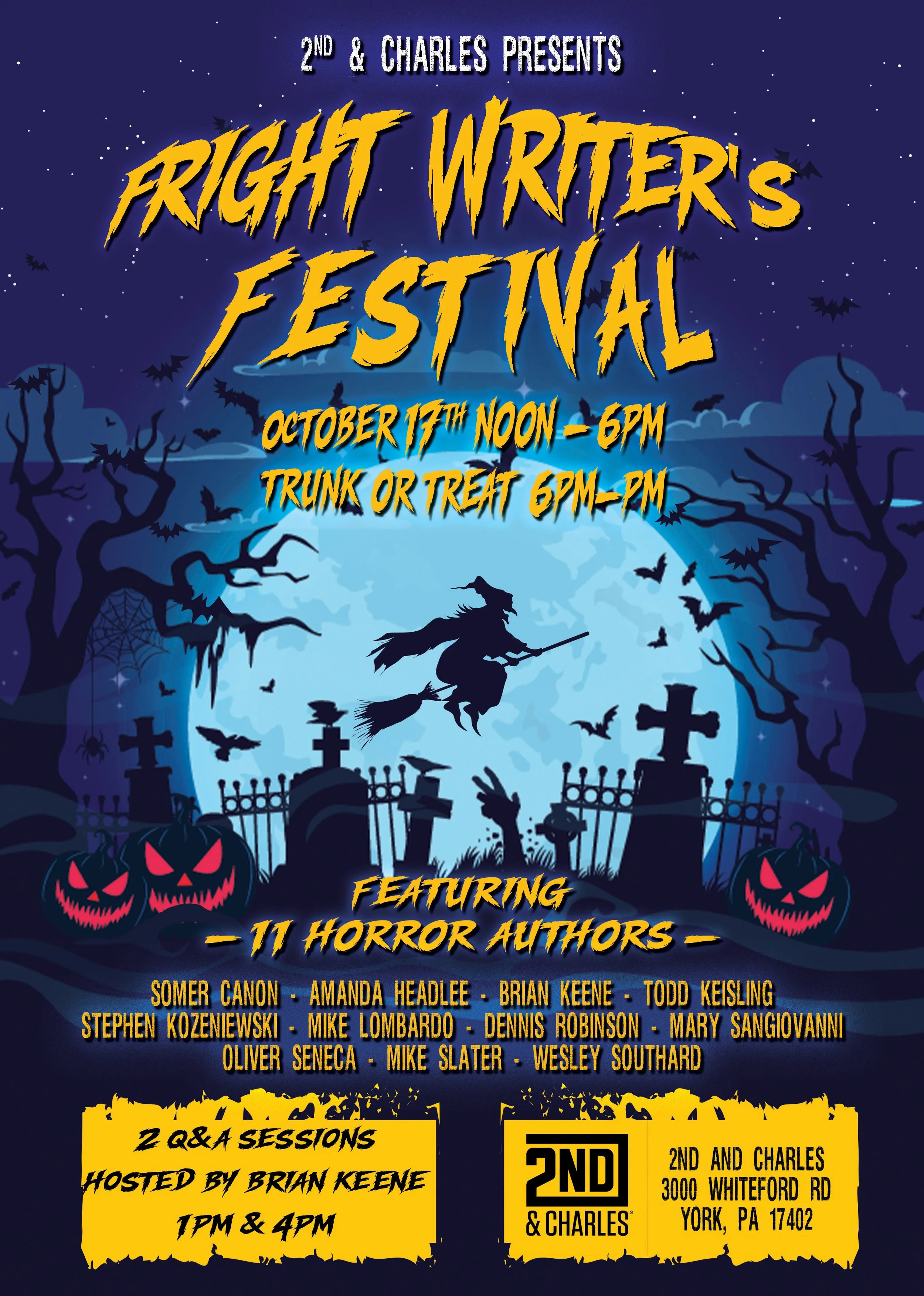 Fright Writers Festival - York PA