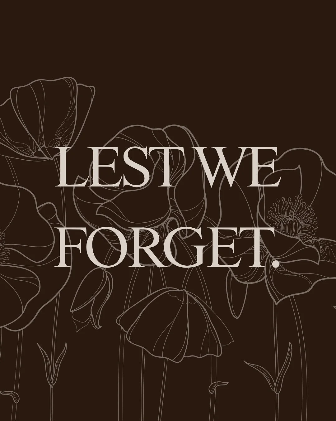We wear the poppy to remember the bravery, sacrifice, and hope of those who served. 🤍

Inspired by John McCrae&lsquo;s &ldquo;In Flanders Fields &ldquo;it reminds us to honour those who gave everything for our freedom. 

Today, we pause as a communi