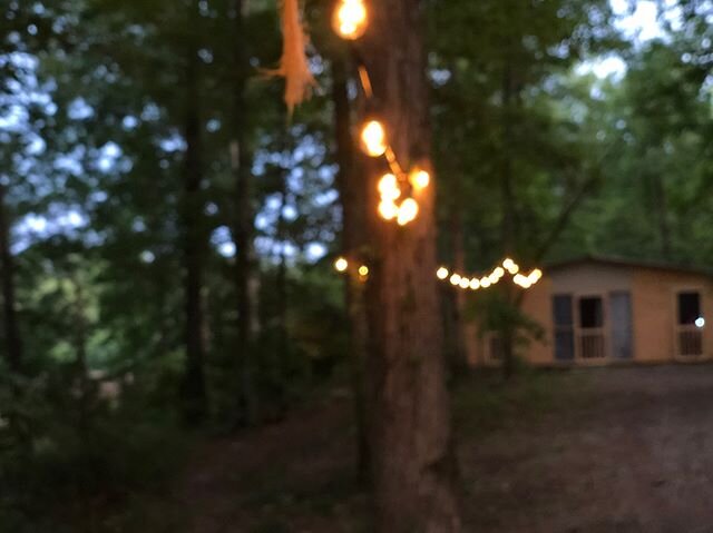 Johnston Woods Bunk Houses at Camp Site with Lights.jpg