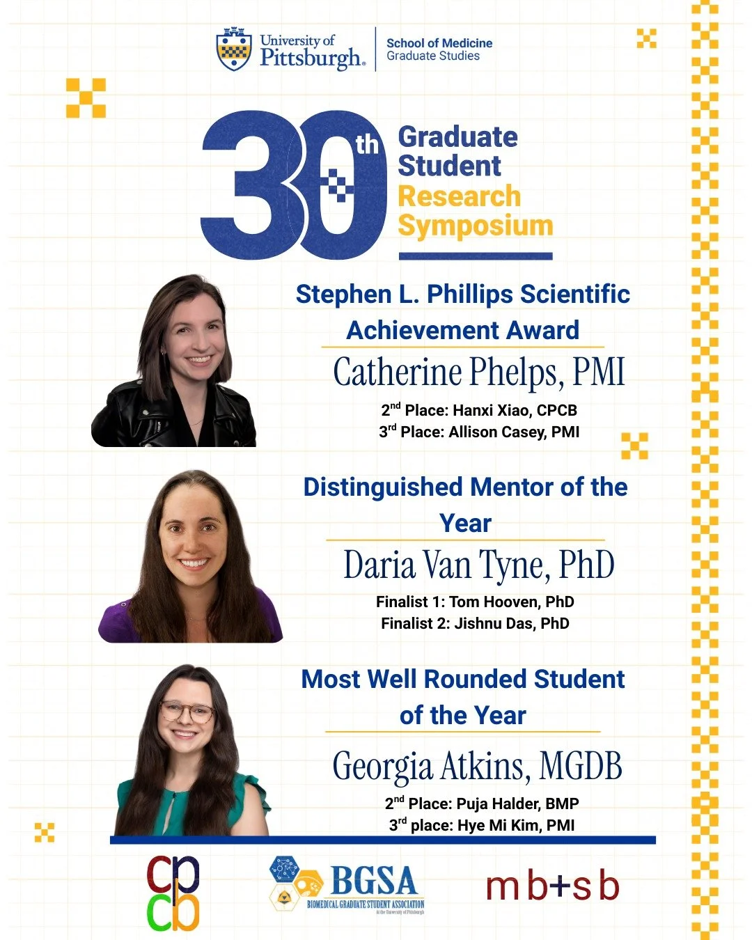 Congratulations to all the winners of the 2025 GSR Symposium. See you in two weeks!
#gsr #pitt #bgsa #gradschoollife