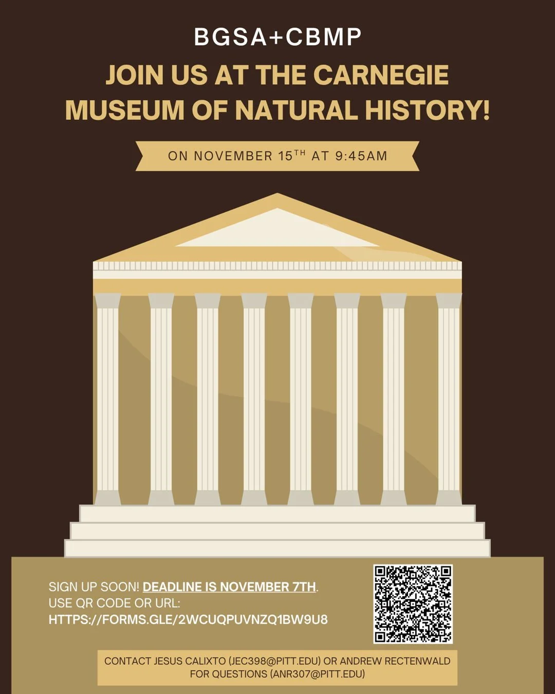 We are excited to invite you to join us on Saturday, November 15th at 9:45 AM for a guided 60- minute tour at the Carnegie Museum of Natural History. This event offers a wonderful opportunity to explore one of Pittsburgh&rsquo;s most renowned institu