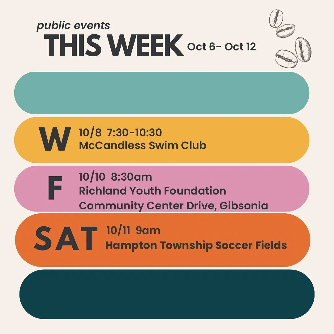 Come find us this week! 🍂☕️