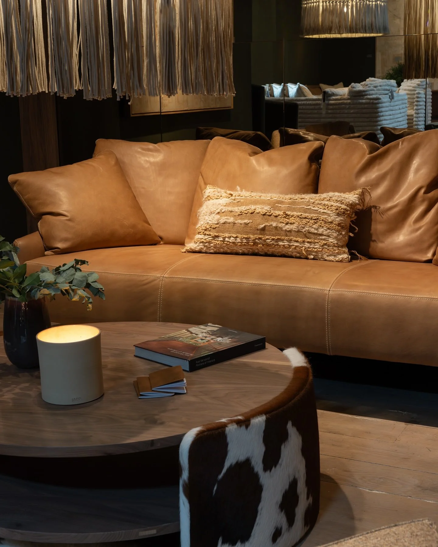 Such a beautiful shot from the Verellen showroom of our handwoven textiles!
