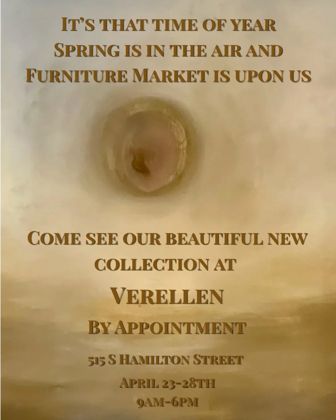Please come join us for Spring Market at the beautiful @verellenfurniture showroom to see our newest collection! 515 S. Hamilton Street, High Point
.
.
.

#hpmkt #highpoint #highpointmarket