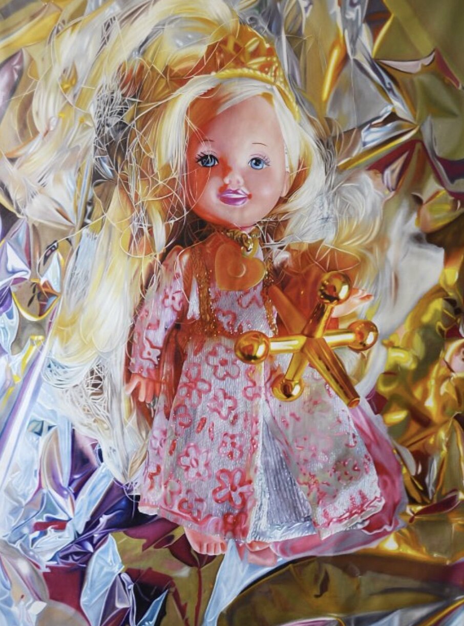   “Doll”   Changing Icons Series  Oil on canvas  136 x 180 cm  2015 