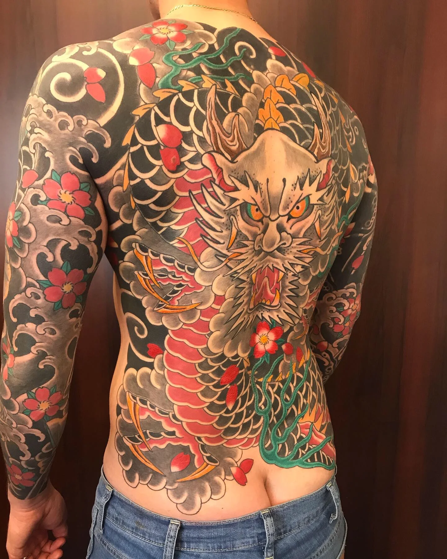 Japanese Tattoo Scott Ellis dragon Prague