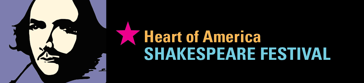 Heart of America Shakespeare festival banner