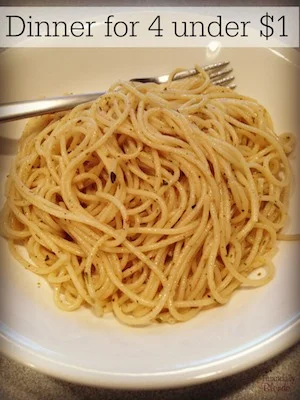 FB Foodie Friday - Dinner for 4 Less than $1
