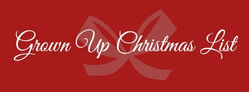 Music Mondays - My Grown Up Christmas List