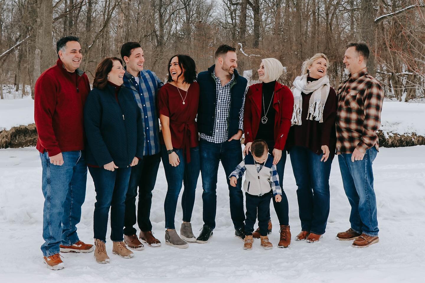 Who needs family photos before this beautiful snow is gone?!