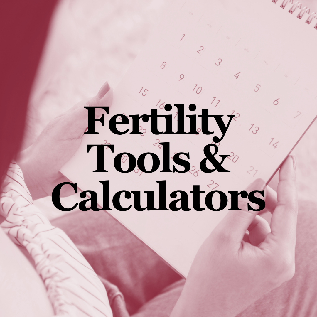 woman holding calendar for fertility tracking