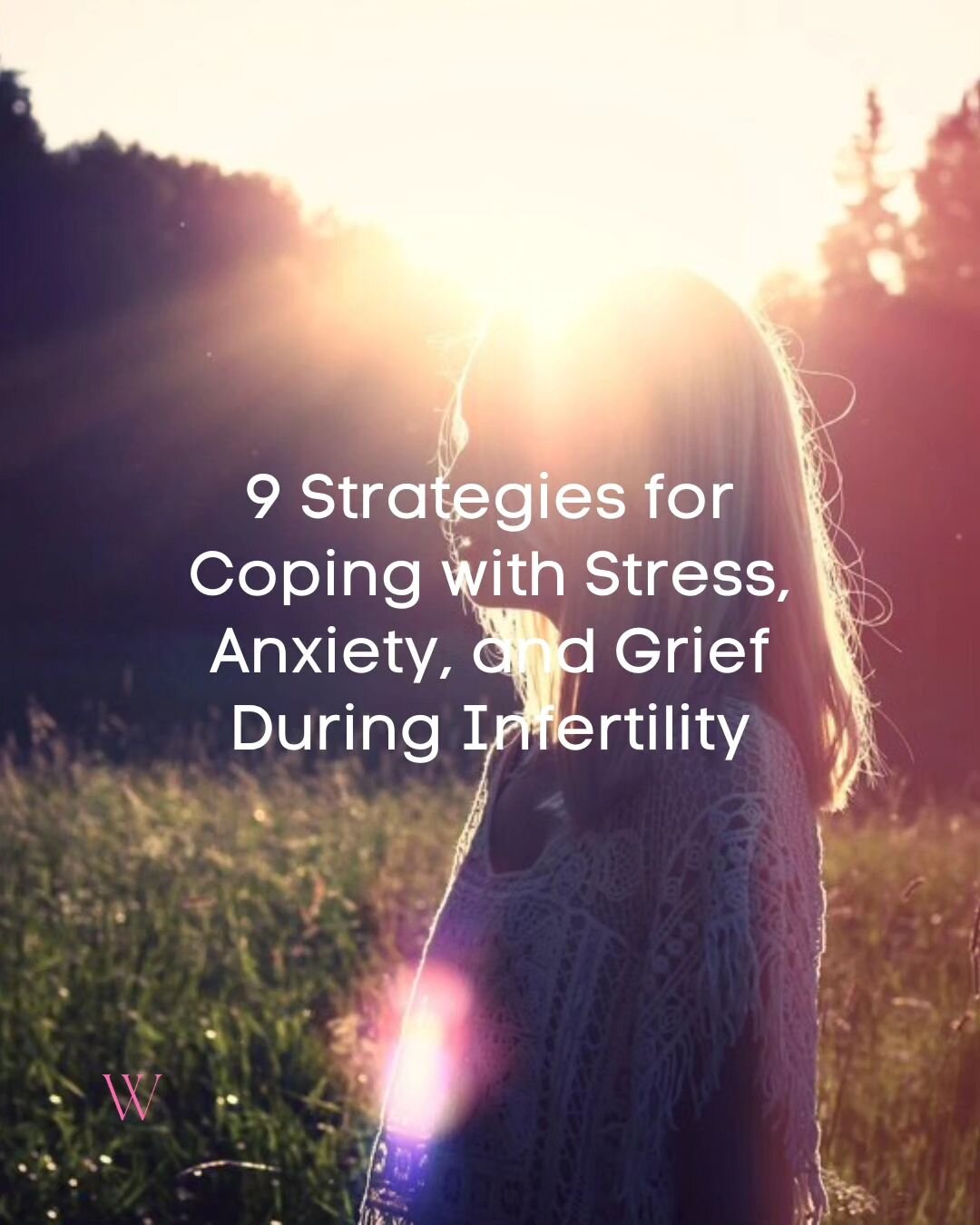 Infertility is extremely stressful...

It is often a complete emotional rollercoaster, and having coping strategies and tools can be very beneficial for this difficult journey. 

Strategies for coping with stress, anxiety, and grief during infertilit