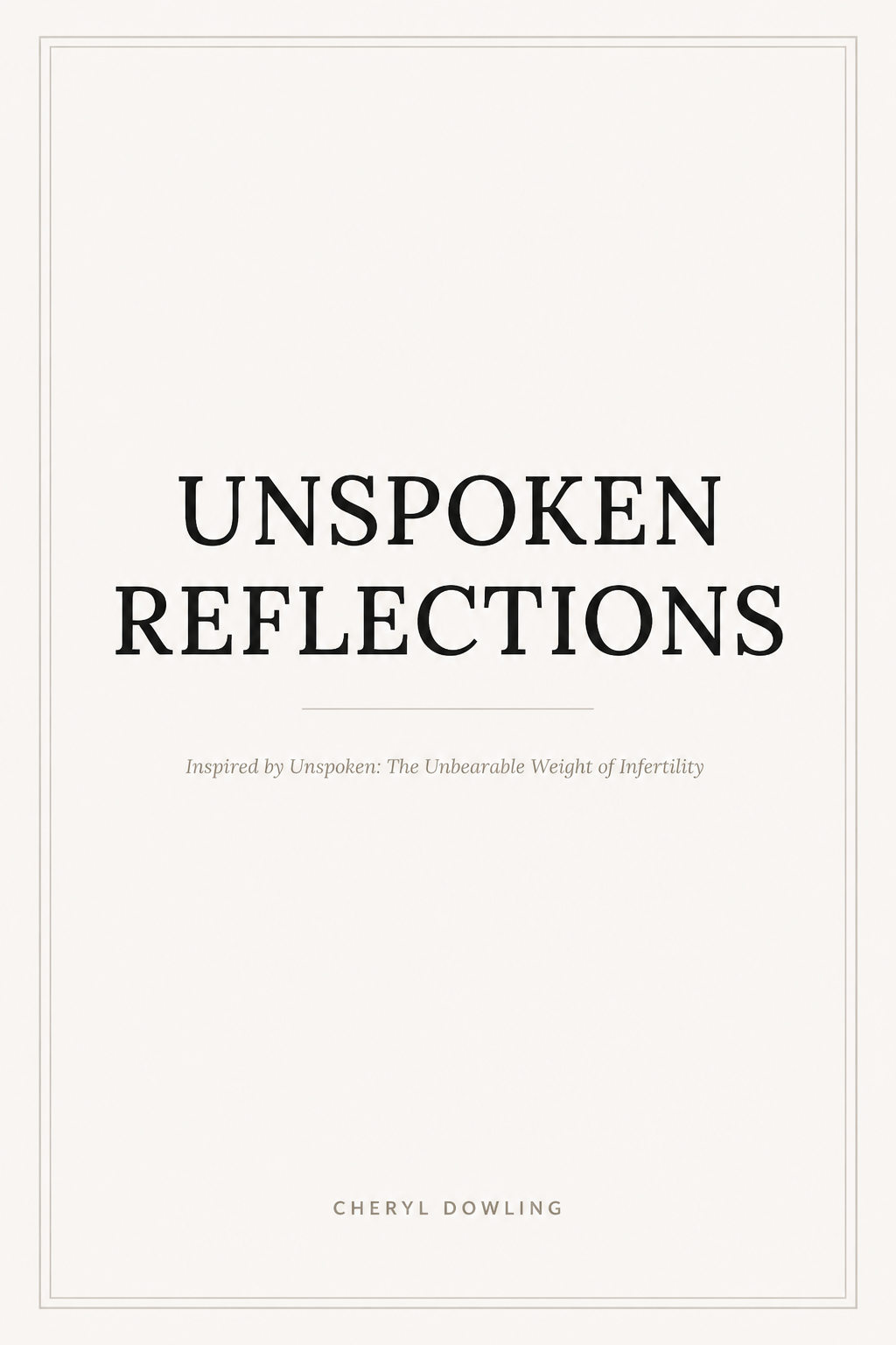 unspoken reflections cover pag