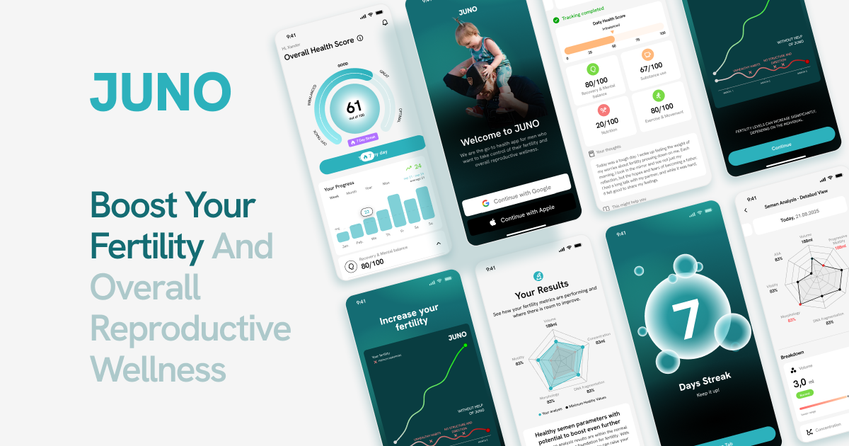 JUNO male fertility app