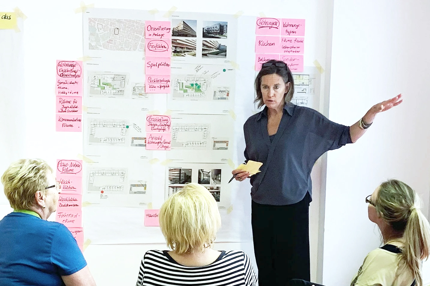 Bewohnerinnen Fokusgruppe im Rahmen der Studie Frauen-Wohnbauprojekte in Wien, 2019, Sabina Riss mit Urban Plus, Magistrat der Stadt Wien MA50 Wohnbauforschung