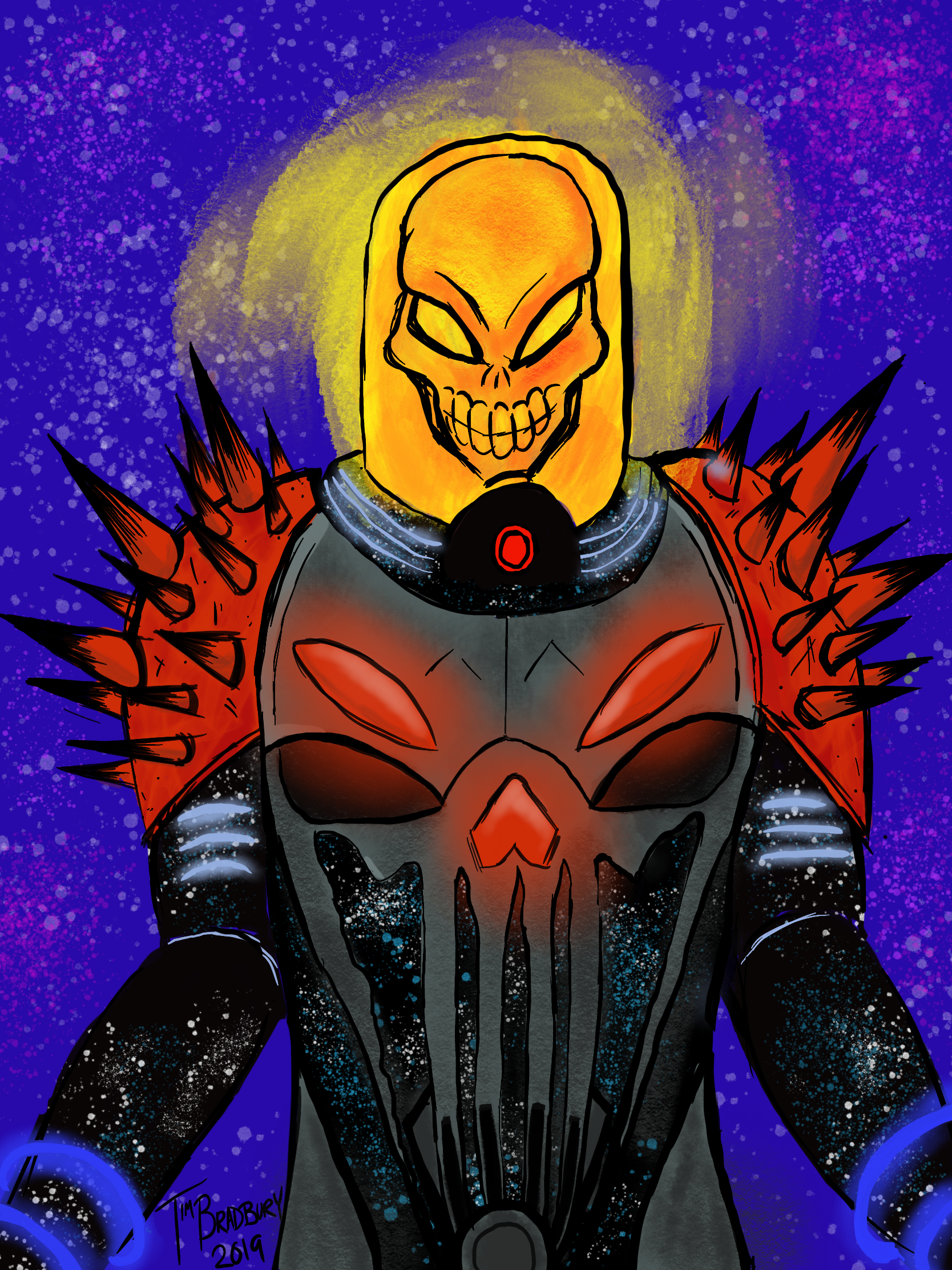 Cosmic Ghost Rider Portrait
