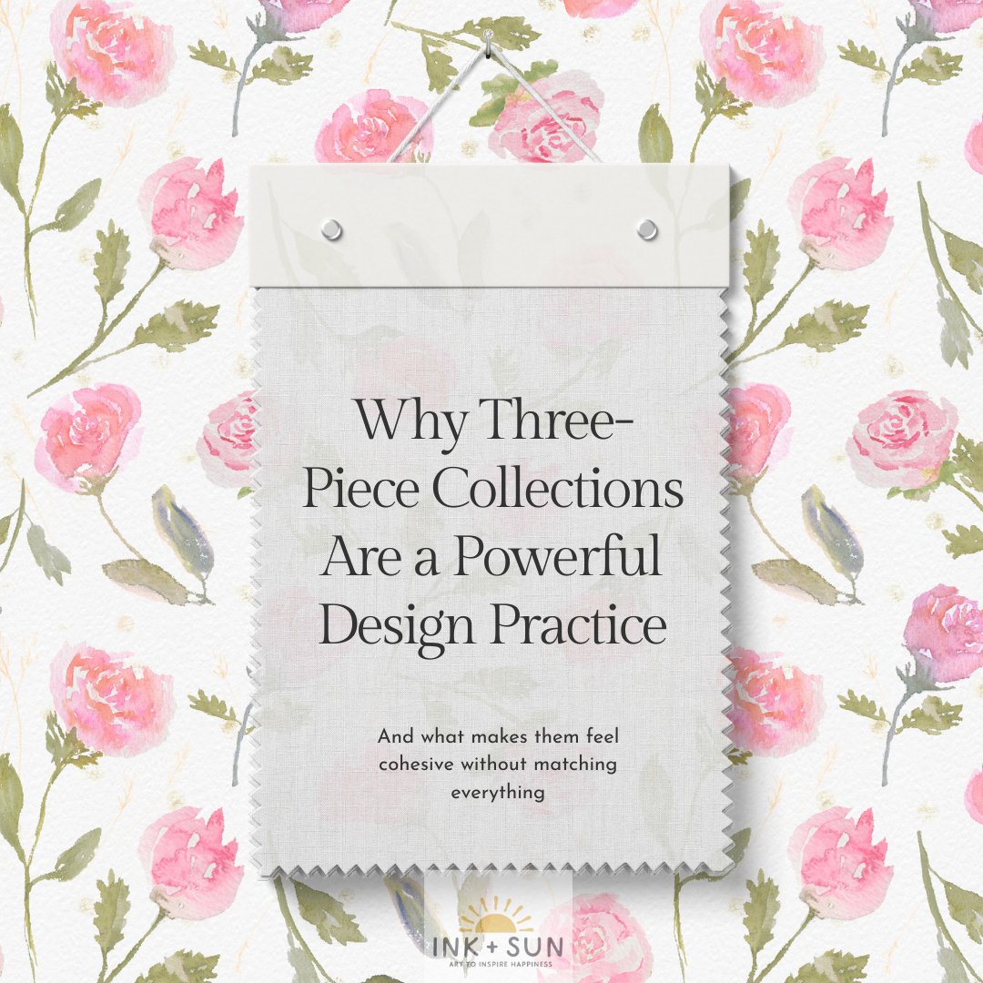 Why Three-Piece Collections Are a Powerful Design Practice