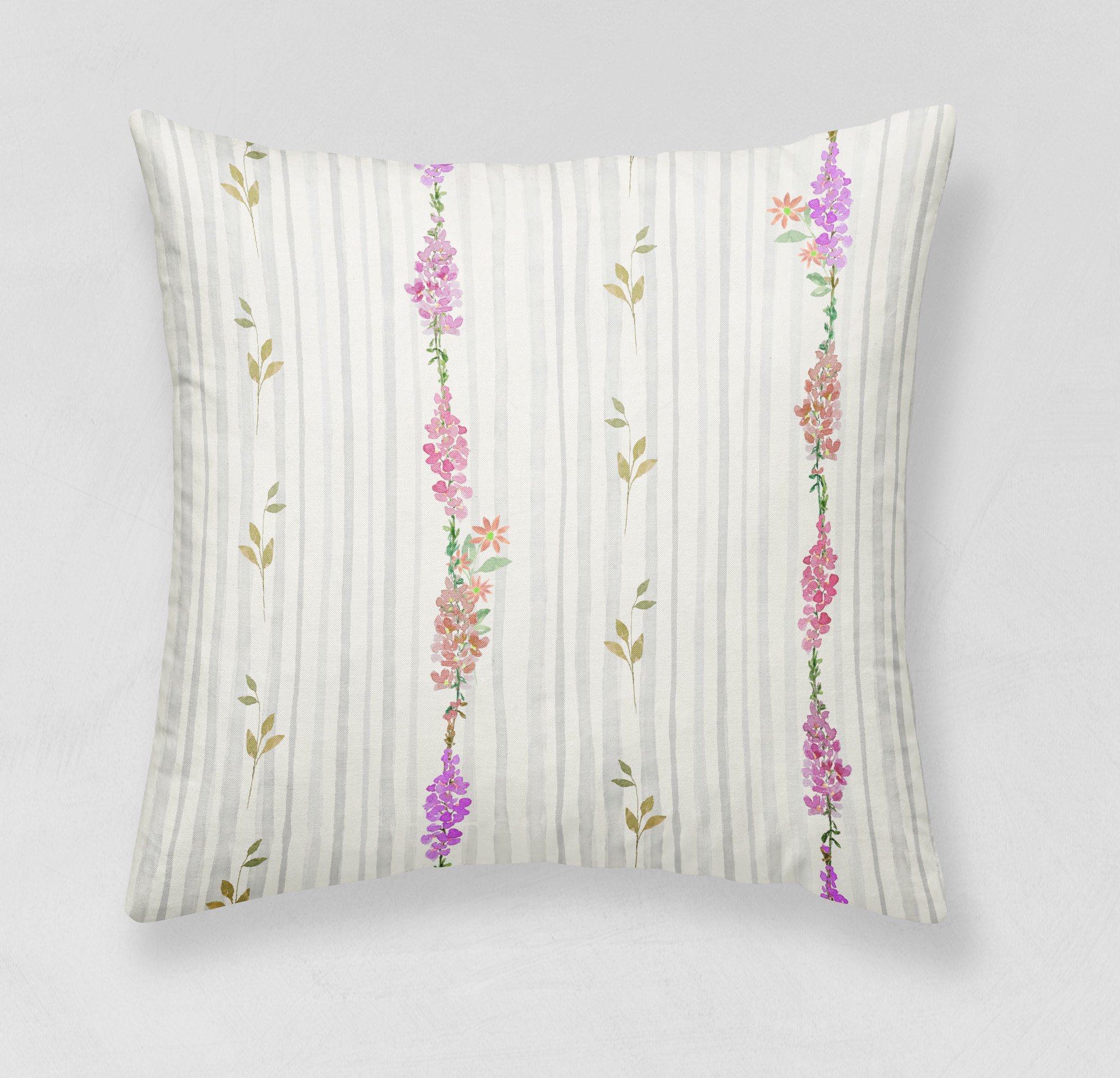 floral bab stripe Throw Pillow Insert copy.jpg