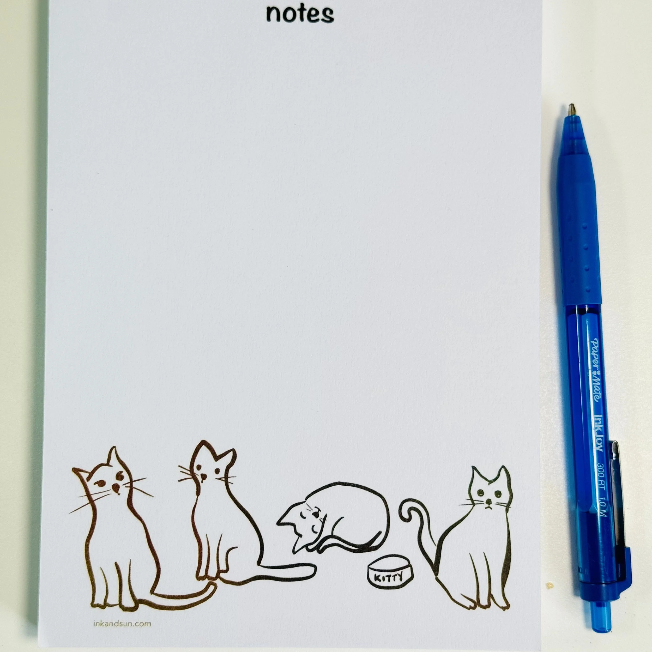 Cool Cat Notepad 100-Sheet 5x7 inch
