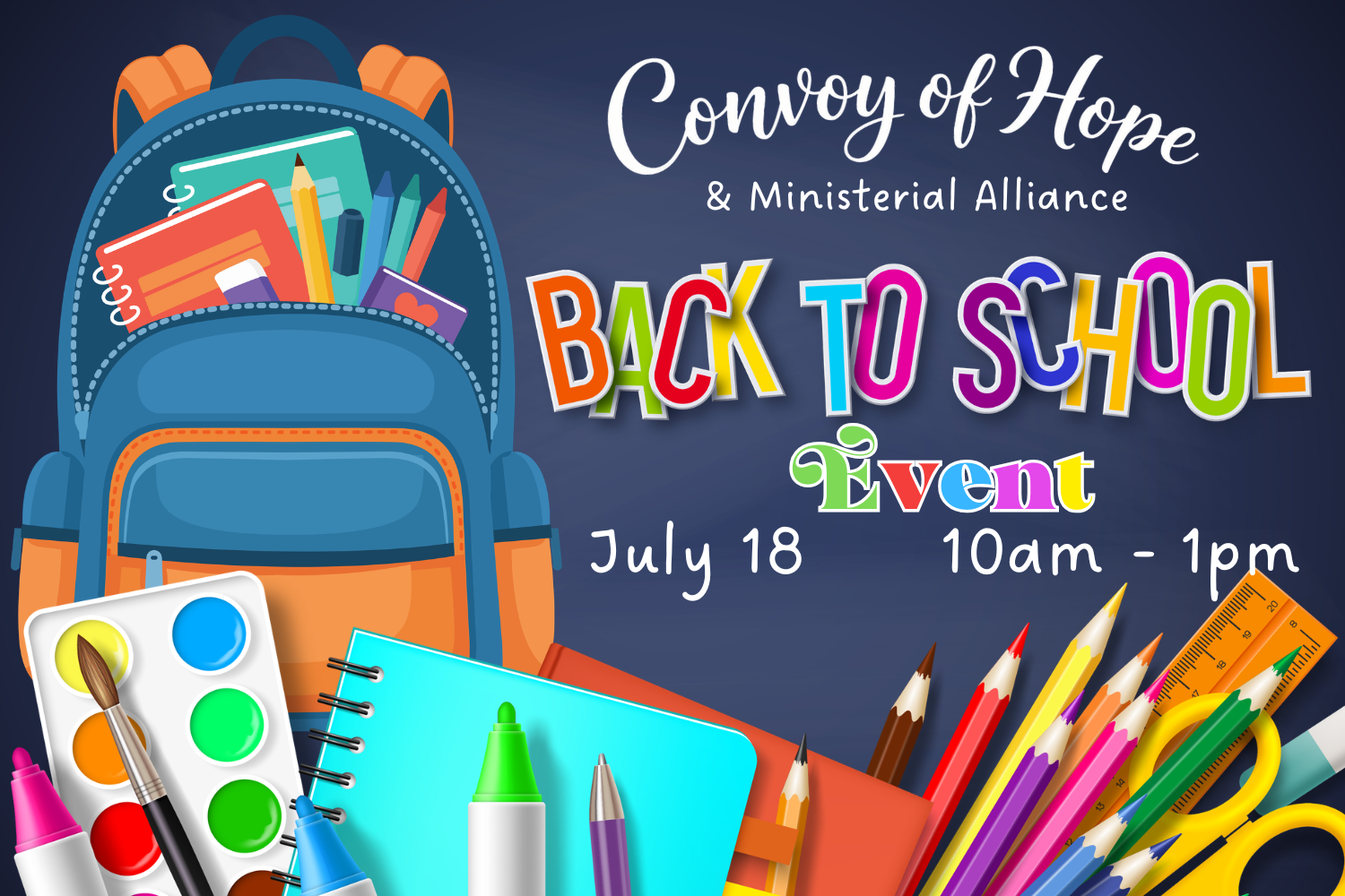 Convoy of Hope Back to School Event