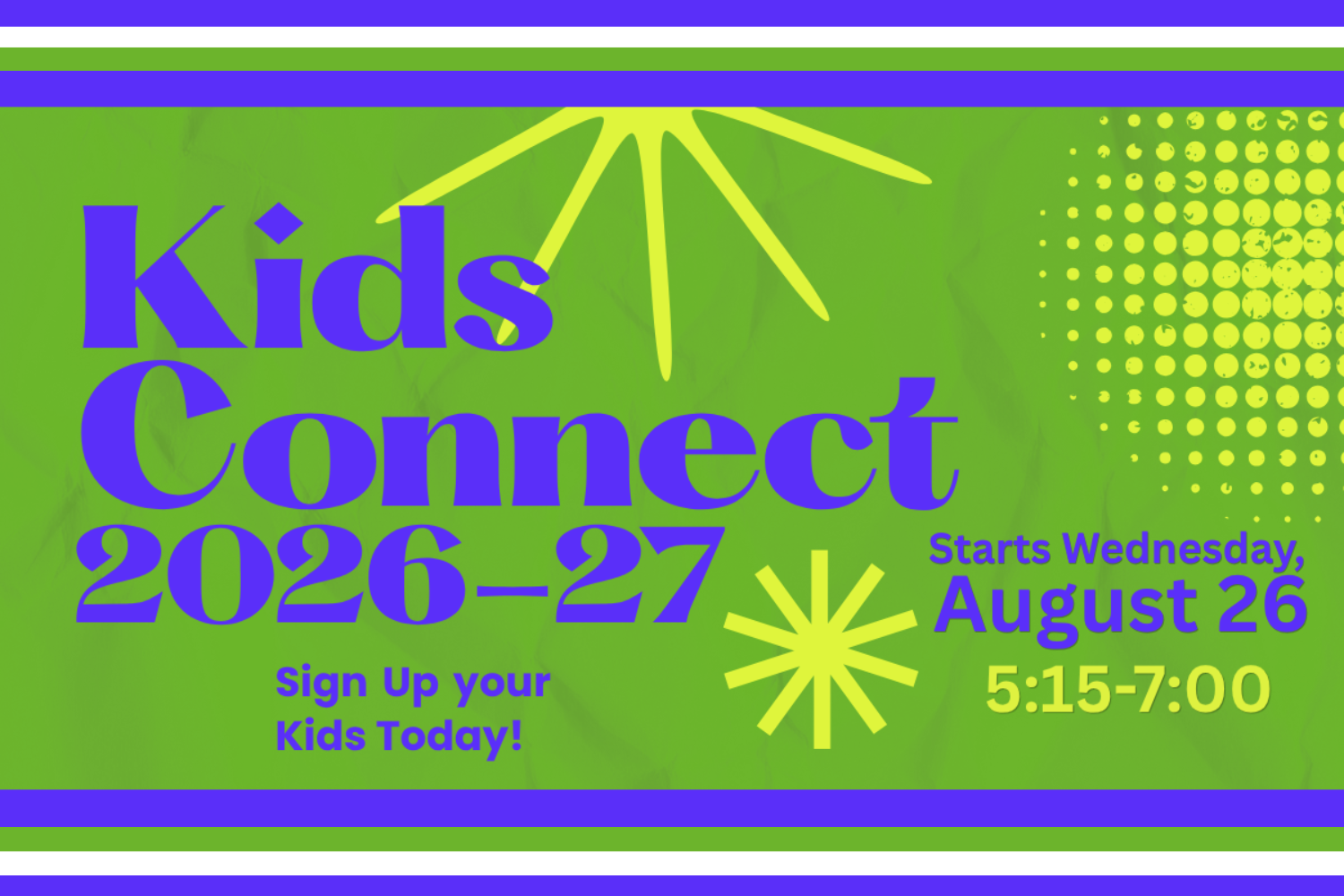 Kids Connect Returns!