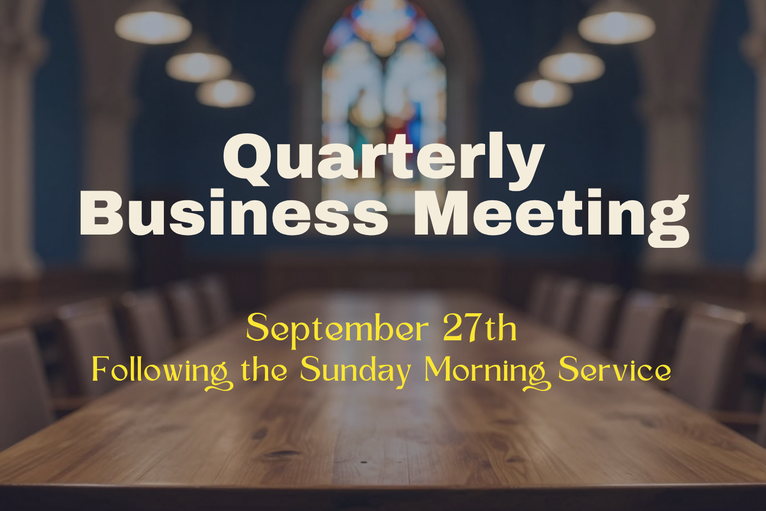 Quarterly Meeting