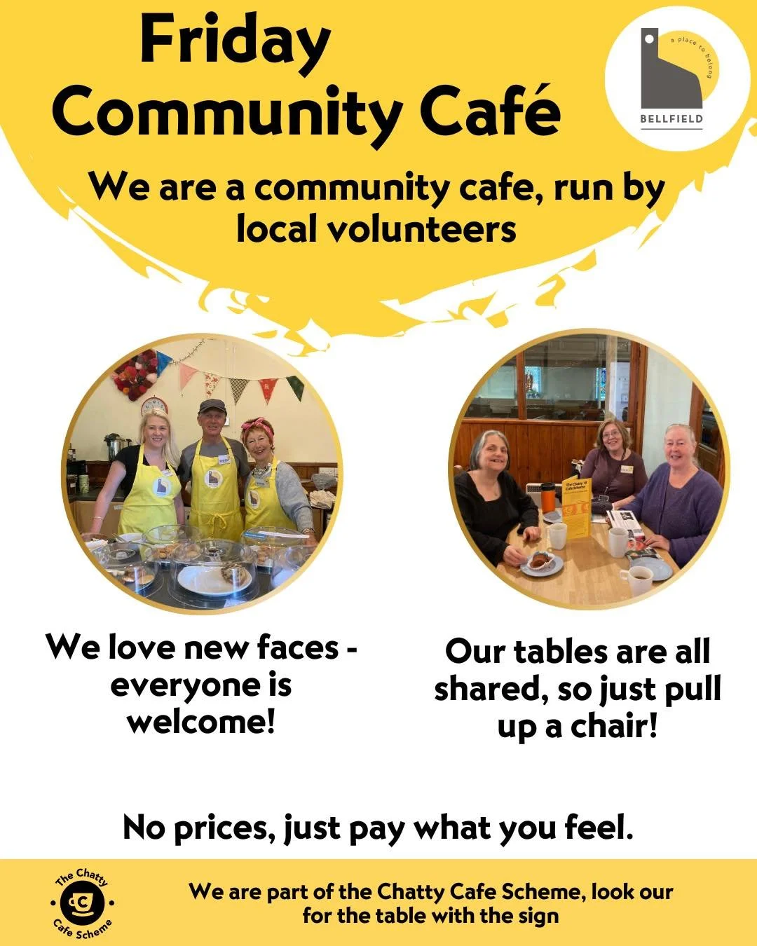 💛 You&rsquo;re So Welcome at Our Community Caf&eacute; ☕
Part of the Chatty Caf&eacute; Scheme

If you're feeling a bit isolated, or just in need of some friendly conversation, we&rsquo;d love to welcome you at our Community Caf&eacute;&mdash;open e