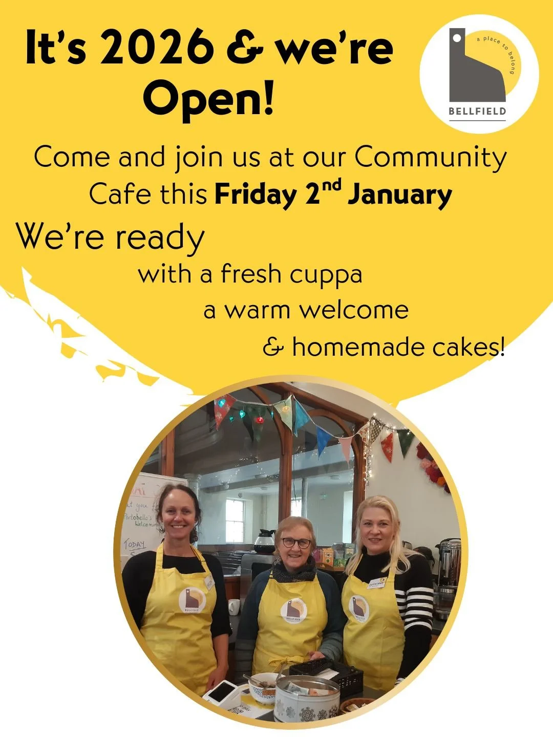 ✨ We&rsquo;re Open This Friday &ndash; 2nd January ✨

We wish a  very Happy New Year to you all! 

We&rsquo;re looking forward to welcoming you back as the caf&eacute; reopens this Friday, 2nd January 🎉

Pop in and enjoy:
🥣 Warming homemade soup
🍰