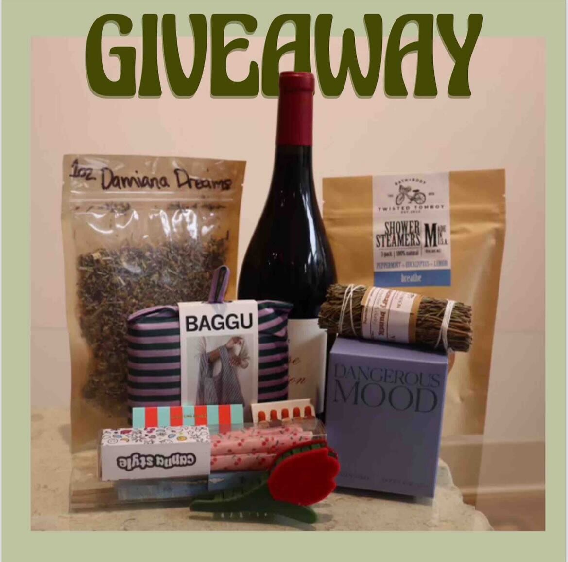 For a little fun we decided it was time to do a giveaway and support some of our favorite local shops. Introducing our &ldquo;Holiday Survival Kit&rdquo; 🎁 Kit includes: 1oz bag of the &lsquo;Damiana&rsquo;s Dreams&rsquo; calming tea from @banthatea
