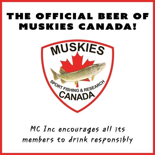  Muskies Canada The Official Beer of Muskies Canada 