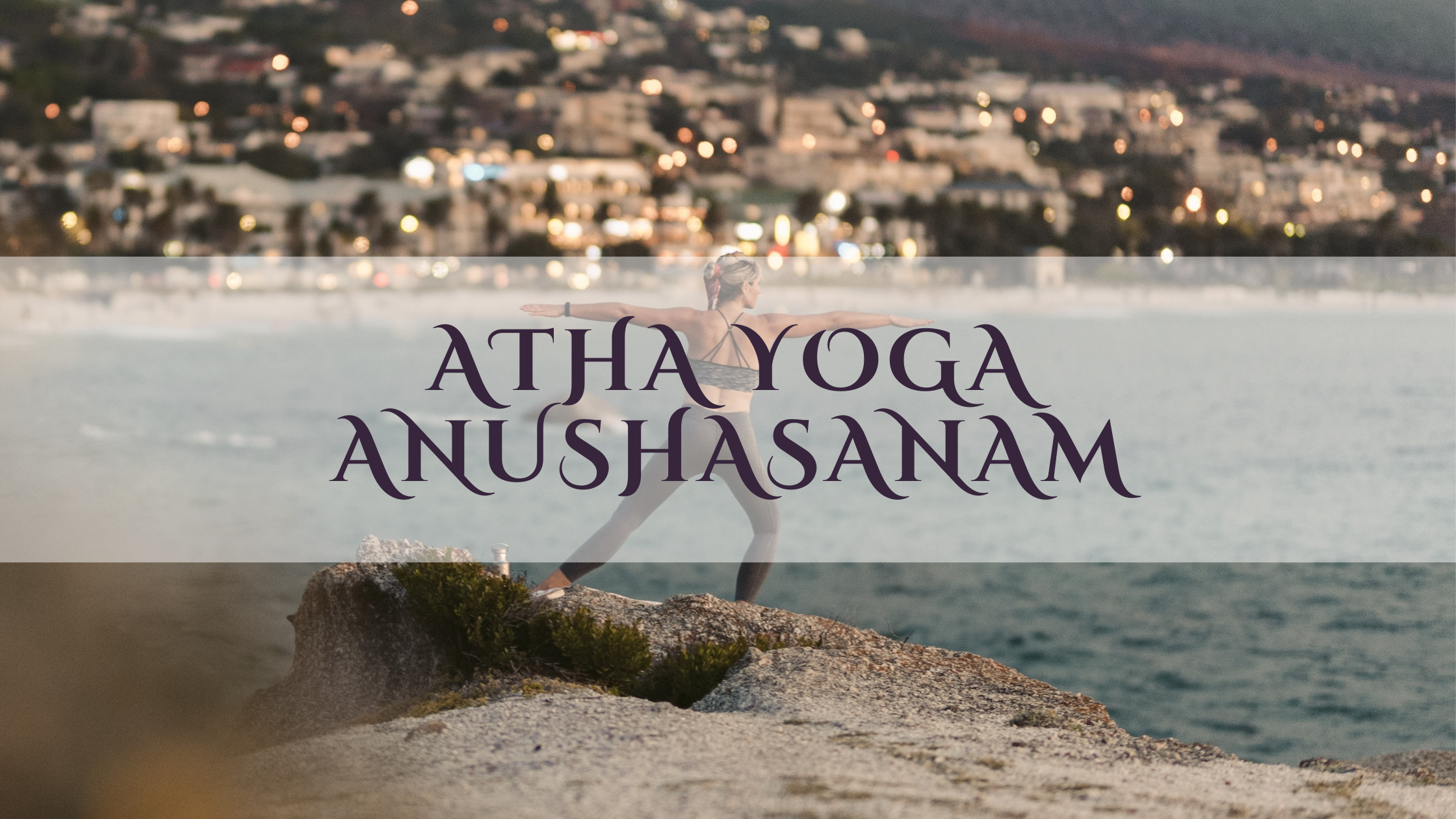 Yoga by the ocean.