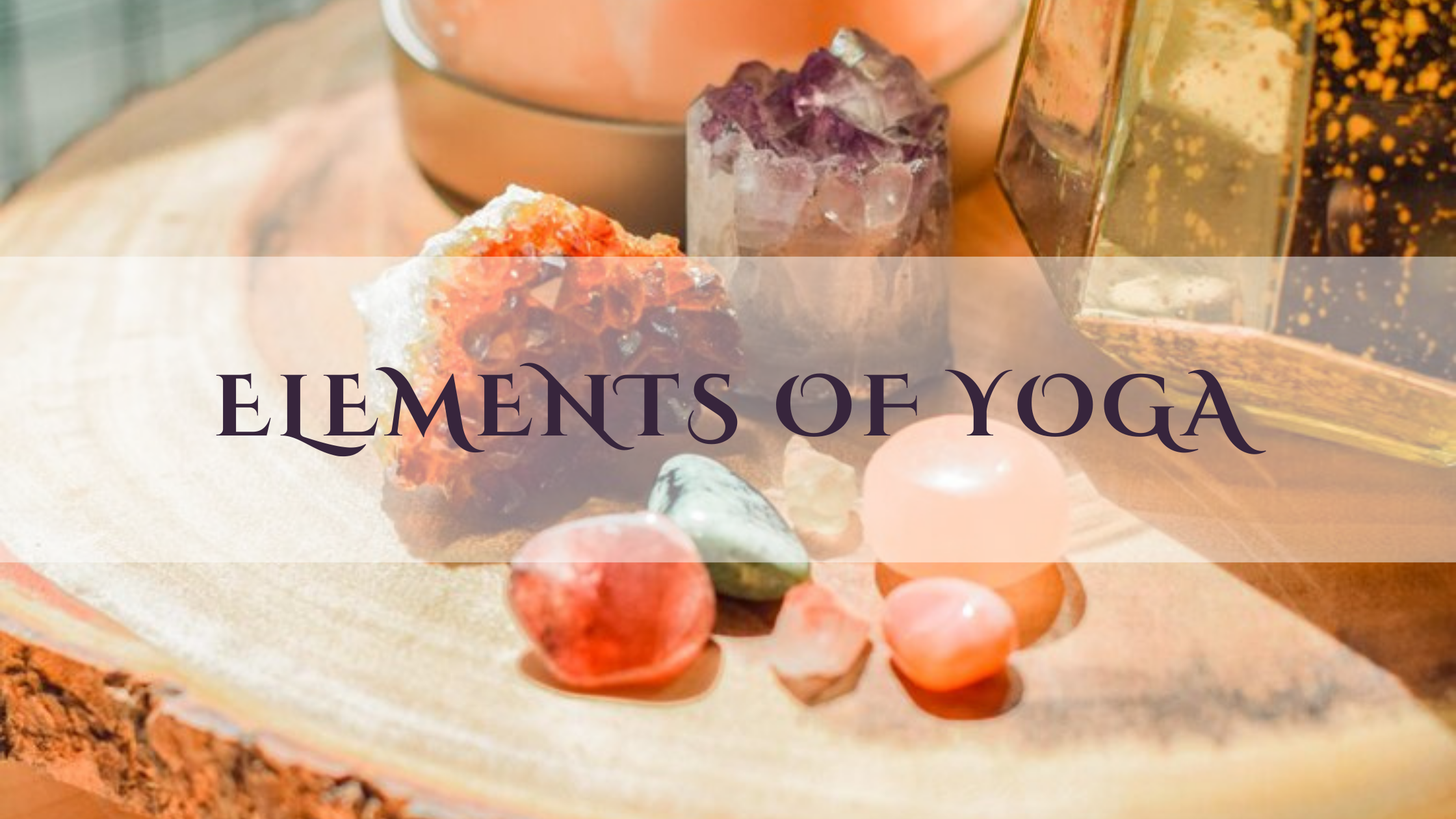 Charms and crystals.