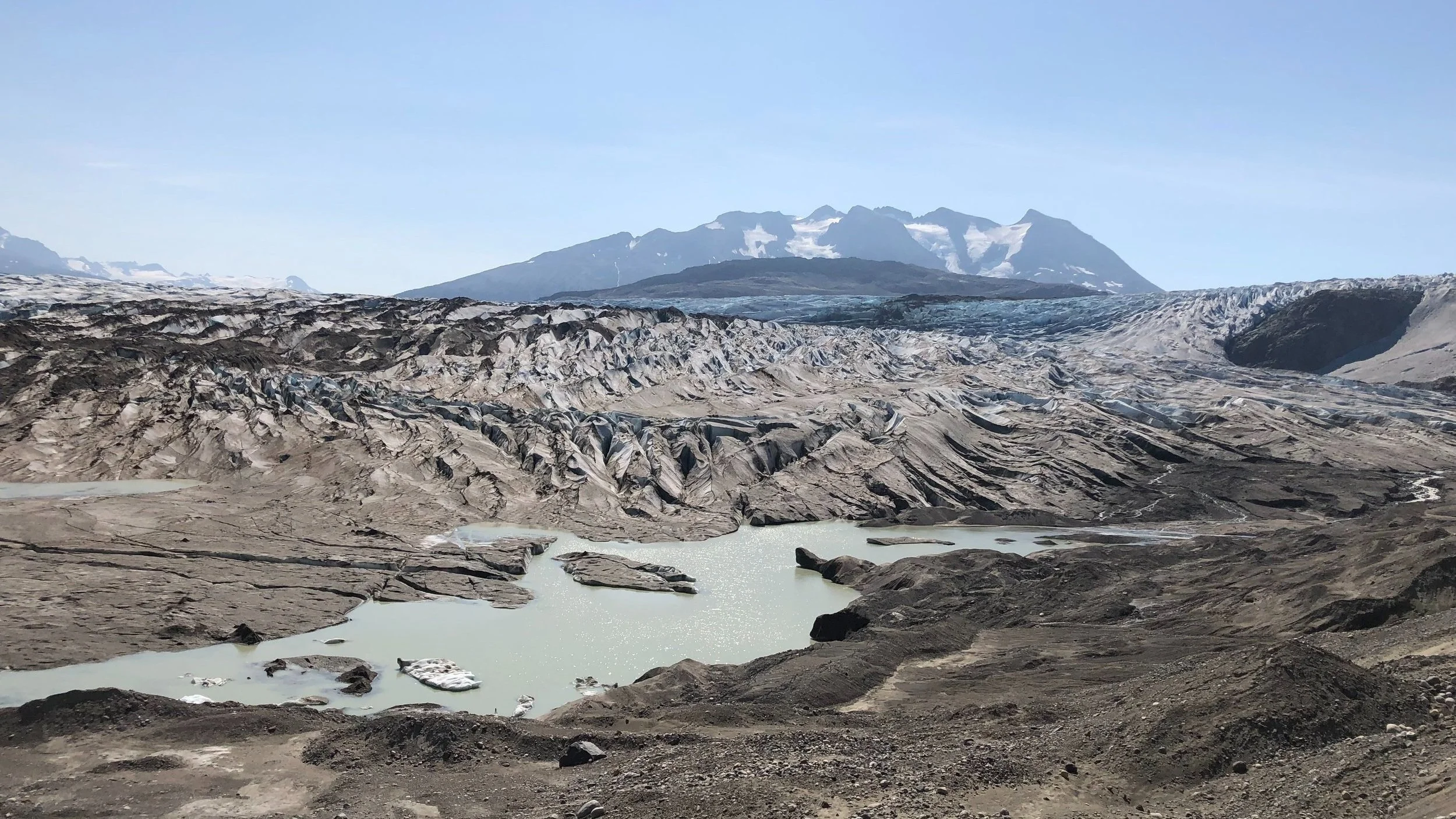 Llewellyn Glacier (BC, CAN) terminus in 2019
