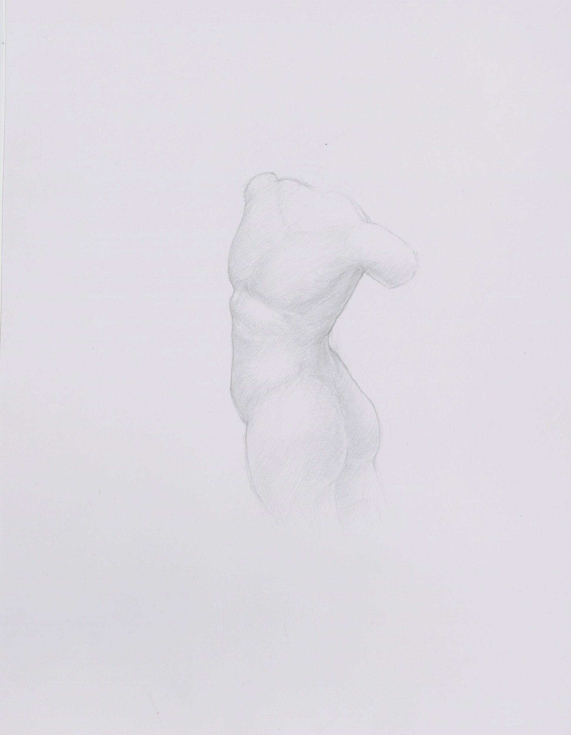 Satyr looking at his tail