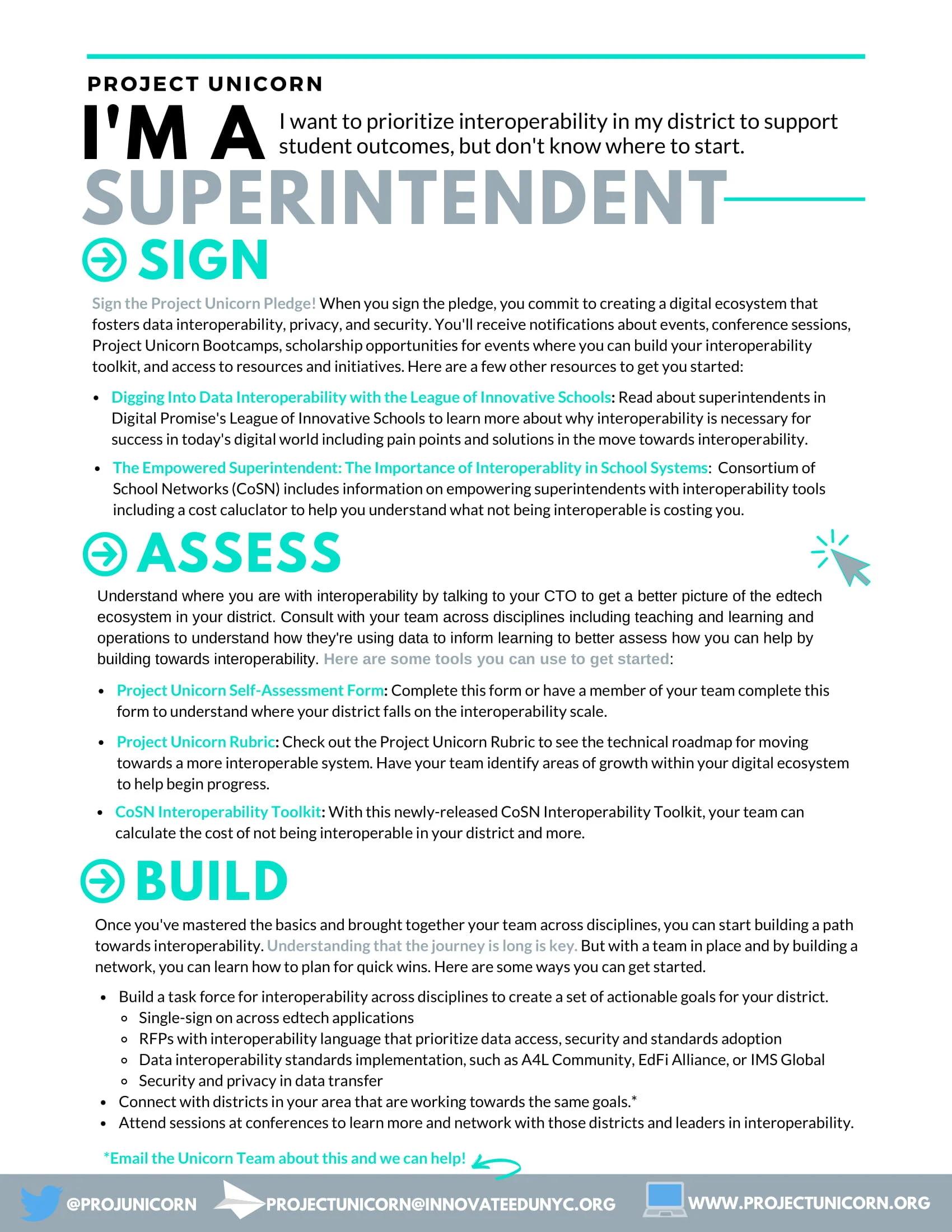 First 3 Steps for Superintendents