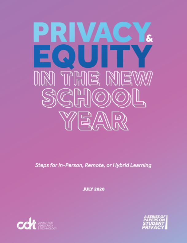 Privacy and Equity in the New School Year