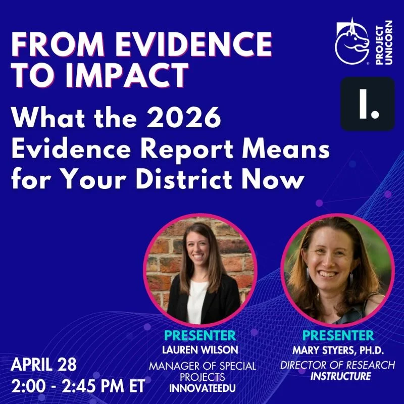 From Evidence to Impact: What the 2026 Evidence Report Means for your District Now