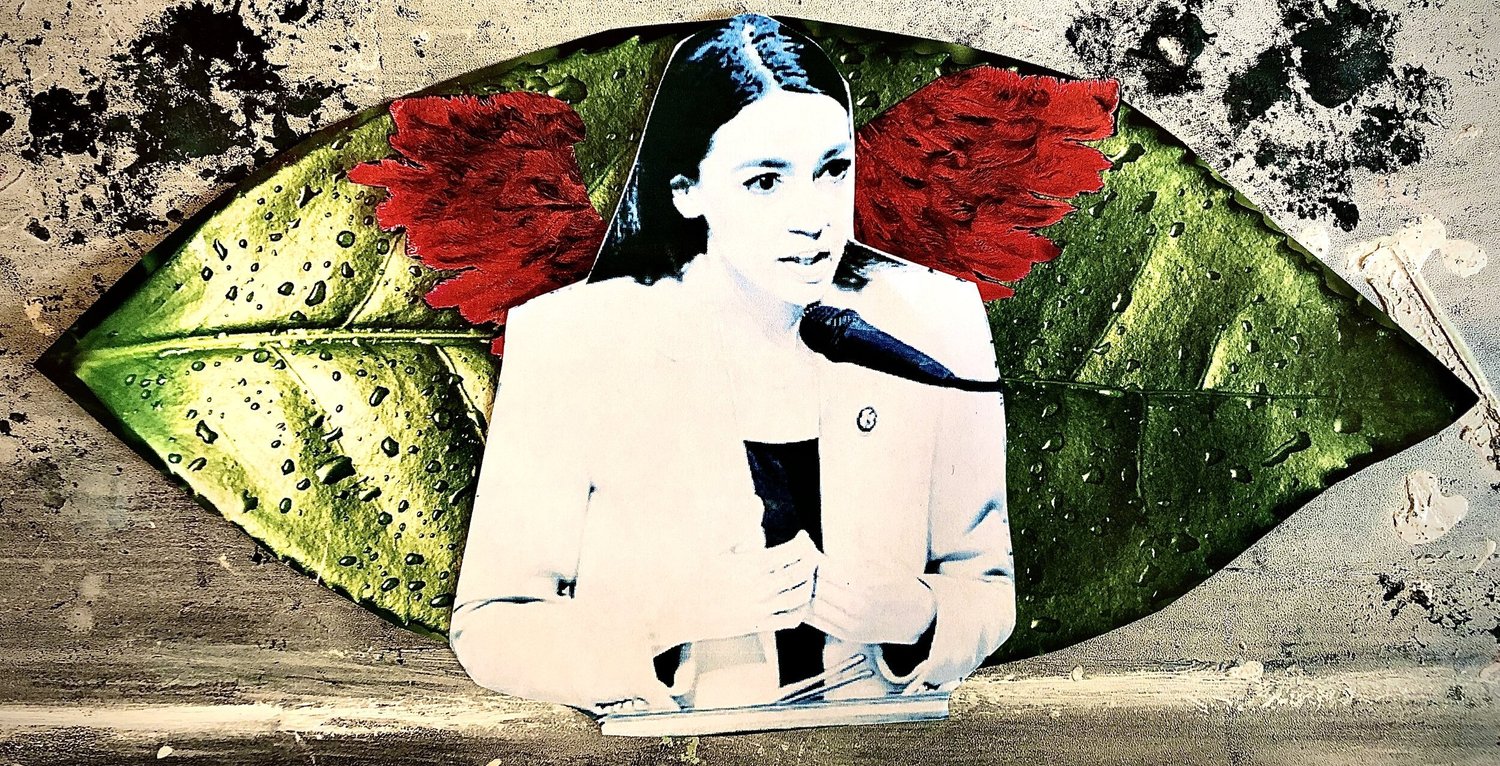 AOC wore red, 2020