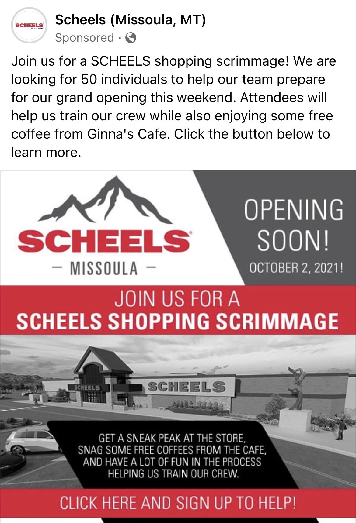 Scheels is Opening Here’s Your Chance to Preview it Early — 406 Families
