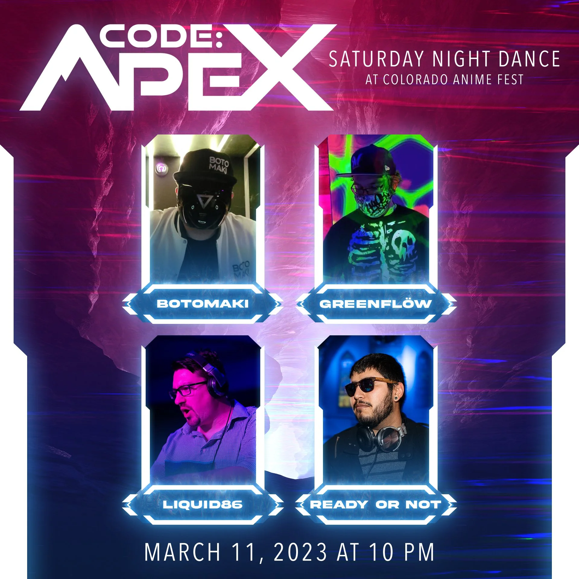 2023 CODE:APEX Lineup