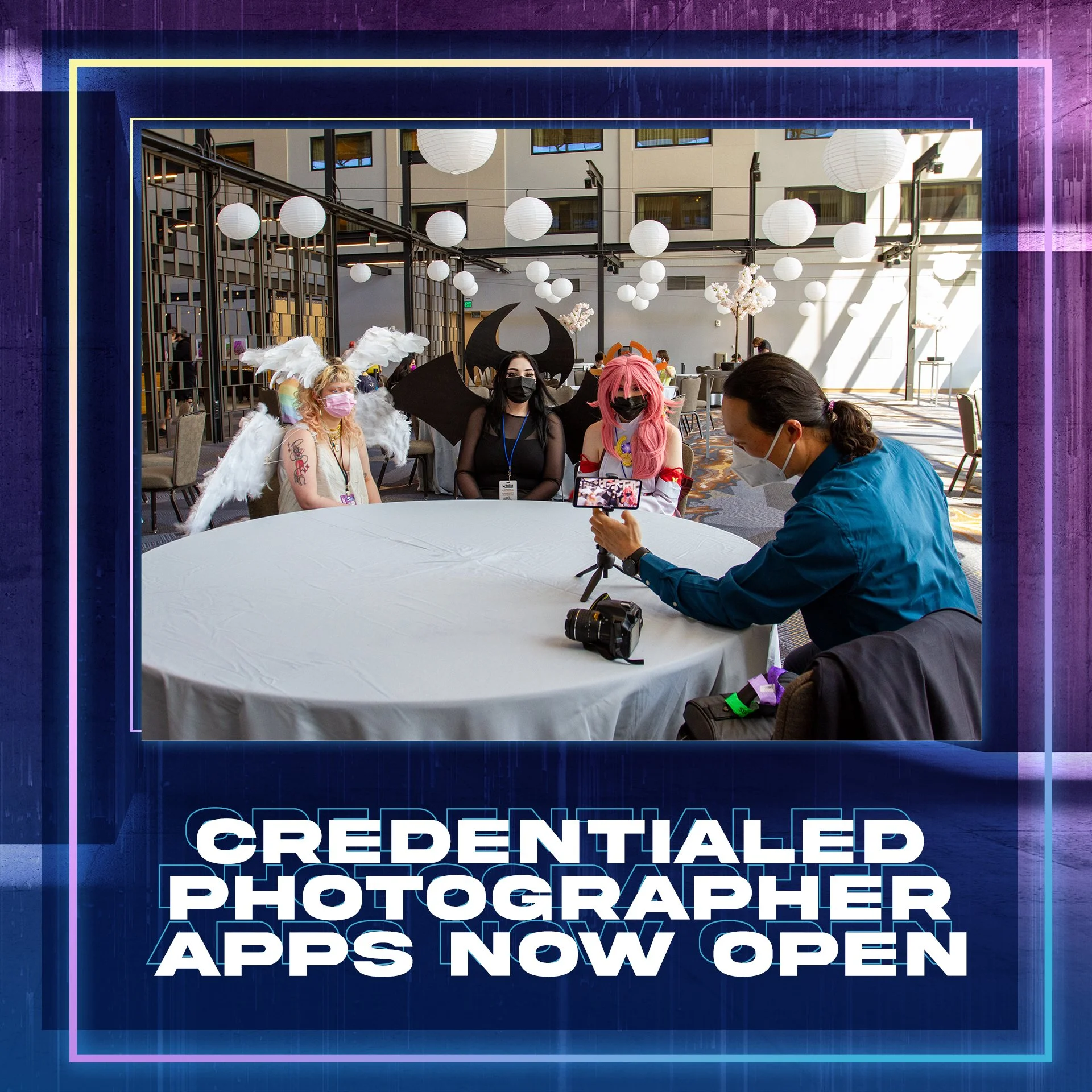 Credentialed Photographer Access Apps Open!